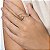 ANEL ARO DUPLO BANHADO A OURO 18K ROMMANEL 513575 - Imagem 4
