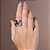 MAXI ANEL BANHADO A OURO 18K COM ZIRCÔNIAS E CRISTAIS  ROMMANEL 513577 - Imagem 4
