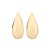 MAXI BRINCO GOTA BANHADO A OURO 18K ROMMANEL 527477 - Imagem 2