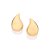 BRINCO GOTA ABAULADA BANHADO A OURO 18K  ROMMANEL 527478 - Imagem 1