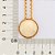 GARGANTILHA COM MEIA ESFERA BANHADO A OURO 18K ROMMANEL 532584 - Imagem 2