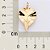 PINGENTE FOLHA ONDULADO BANHADO A OURO 18K ROMMANEL 542939 - Imagem 3