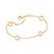 PULSEIRA FLORES BANHADA A OURO 18K ROMMANEL 552194 - Imagem 1