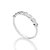 ANEL SKINNY PRATA 925  COM ZIRCÔNIAS BRANCAS ROMMANEL 810349 - Imagem 2