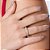 ANEL SKINNY CORAÇÃO EM CAMADAS ZIRCÔNIA BRANCA BANHADO A OURO 18K ROMMANEL 513585 - Imagem 4