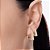 KIT BRINCO TRIANGULAR BANHADO A OURO 18K ROMMANEL 527490 - Imagem 4
