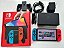 Nintendo Switch Oled Neon Usado + SD 256GB - Imagem 1