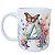 Caneca Alfabeto Floral Borboleta - Imagem 1