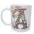 Caneca Alfabeto Floral - Imagem 1