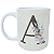 Caneca Alfabeto Flora com Frase - Imagem 1