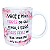 Caneca Alfabeto Floral Rosa - Imagem 2
