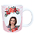 Caneca Alfabeto Floral com Nome e Foto - Imagem 2