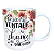 Caneca Alfabeto Floral com Frase - Imagem 2