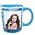 Caneca Floral Azul com Foto - Imagem 2