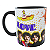 Caneca Preta  Beatles Love - Imagem 1