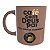 Caneca Marron Café com Deus - Imagem 1