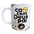 Caneca Xadrez Café Com Deus - Imagem 1