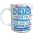 Caneca Inflada Deus No Controle - Imagem 1