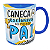 Caneca Azul Exclusiva Melhor Pai - Imagem 2
