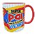 Caneca Vermelha Super Pai - Imagem 3