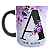 Caneca Mágica Alfabeto Floral com Foto - Imagem 2