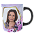 Caneca Mágica Alfabeto Floral com Foto - Imagem 3