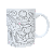 Caneca  de Colorir Princesa & Príncipe - Imagem 2