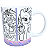 Caneca de Colorir  My Little Pony - Imagem 2