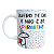 Caneca Flork Aniversário  Quero Te Dar - Imagem 1