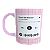 Caneca Rosa Com  Música Spotify + 5 Fotos - Imagem 1
