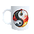Caneca  Yin e Yang Mandala - Imagem 1
