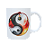 Caneca  Yin e Yang Mandala - Imagem 2