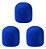 Kit 3 Espumas Para Microfone De Mão Sm58 Espuma - Imagem 1