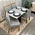 Mesa de Jantar Los Angeles 120x80 c/ 4 cadeiras madeira maciça - Imagem 4
