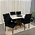 Mesa de Jantar Los Angeles 120x80 c/ 4 cadeiras madeira maciça - Imagem 1