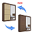 Roupeiro Guarda-Roupas Atenas  2P 3G c/ 1 Espelho Flex 100% MDF 1,85m - D' Doro - Imagem 4
