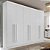 Roupeiro Casal Da Vinci Plus 6P 6G 100% MDF 2,75m - D Doro - Imagem 3