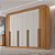 Roupeiro Casal Daymond  8P 8G 100% MDF  2,75m - D' Doro - Imagem 1