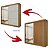 Roupeiro Guarda Roupa Casal Titanium 2 Portas 6 Gavetas C/ 1 Espelho 100% MDF Portas Flex 2,20m - D Doro - Imagem 2