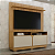 Home Berlim Painel Fresado 1,35m p/ TV até 55" - Valdemoveis - Imagem 1