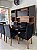 Mesa Los Angeles 160x80 c/ 6 cadeiras madeira maciça - Imagem 1