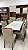 Mesa Los Angeles 160x80 c/ 6 cadeiras madeira maciça - Imagem 3