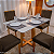 Mesa de Jantar Pedro 120x80 c/ 4 cadeiras madeira maciça - Imagem 2