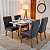 Mesa de Jantar Pedro 120x80 c/ 4 cadeiras madeira maciça - Imagem 5