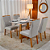 Mesa de Jantar Pedro 120x80 c/ 4 cadeiras madeira maciça - Imagem 6
