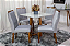 Mesa de Jantar Pedro 90x90 c/ 4 cadeiras madeira maciça - Imagem 9