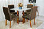 Mesa de Jantar Pedro 90x90 c/ 4 cadeiras madeira maciça - Imagem 11