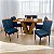 Mesa Classic 160x80 Tampo Laminado c/ 6 Cadeiras Madeira Maciça - Imagem 2