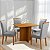 Mesa de Jantar Pérola 90x90 c/ 4 Cadeiras Pandora - Imagem 3