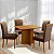 Mesa de Jantar Pérola 90x90 c/ 4 Cadeiras Pandora - Imagem 1